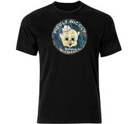 DORA A AREAM Piggly Wiggly Service - Graphic Cotton T Shirt Short Sleeve XL Black