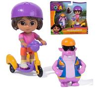 DORA Adventure Pack with Squirrel Tico - Mini Playset with 2 Figures (approx. 9 cm) and an Accessory with Function, for Imaginative Play, for Children from 3 Years
