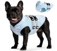 DORA BRIDAL Dog Cooling Vest for Summer, Lightweight Breathable Mesh Cooler Jacket with Harness, Soft Pet Cooling Shirt for Dogs, UV Protection for Beach Hiking Walking