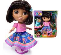 Dora, Dance with Me Dora, Interactive Dancing Doll with 2 Skirts, Bilingual Phr