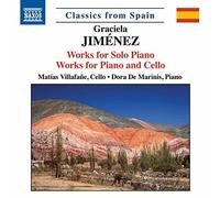 Graciela Jiménez: Works for Solo Piano/Works for Piano and Cello