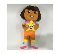 (Dora) Explorer The Dora Swiper Fox Boots Monkey Backpack Map Kids Plush Doll Toy Soft