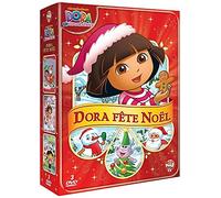 Dora l'exploratrice - Coffret Dora fête Noël : Le Noël de Dora + Le bal des papillons + Dora autour du monde