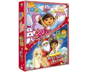 Dora l'exploratrice - Dora sauve le Royaume de Cristal + Go Diego! - Vol. 6 : Diego sauve Noël !