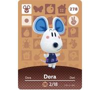 Dora - Nintendo Animal Crossing Happy Home Designer Amiibo Card - 278