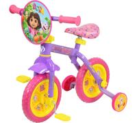 Dora 2-In-1 Training Toddler Bike - Convertible Training and Balance Bike for 2+ Years Girls and Boys with Removable Pedals and Stabilisers