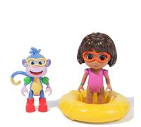 Dora, Splash-Splash Adventure Pack, with Dora and Boots Toy Figures and Accessories, Kids Toys for Girls and Boys Ages 3 and Up