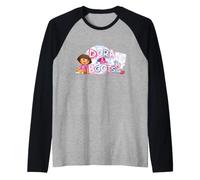 Dora The Explorer Amigos Por Siempre Raglan Baseball Tee