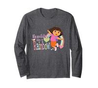 Dora The Explorer Beautiful Like A Rainbow Long Sleeve T-Shirt