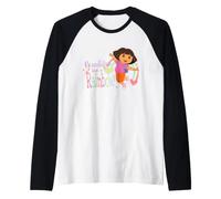 Dora The Explorer Beautiful Like A Rainbow Raglan Baseball Tee