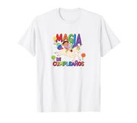 Dora the Explorer Birthday Magia De Cumpleaños Colorful Logo T-Shirt