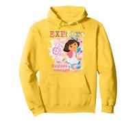 Dora The Explorer Explore With Me! Textured Design Pullover Hoodie