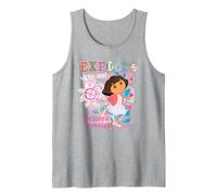 Dora The Explorer Explore with Me! Textured Design Tank Top