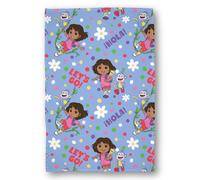 Dora The Explorer Fleece Blanket Girls Blue Warm Throw 100cm x 150cm