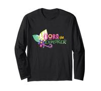 Dora The Explorer Floral Lettering Long Sleeve T-Shirt