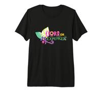 Dora The Explorer Floral Lettering Premium T-Shirt