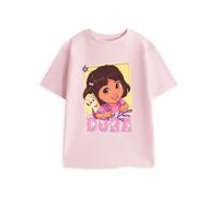 Dora the Explorer Girls Graphic Tee Options | Short Sleeve Top Character Print | Everyday Kids Wear | Crew Neck T-Shirt Merch
