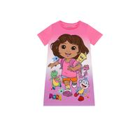 Dora The Explorer Girl's Nightdress in Pink | Size: 2-3 Years Dora The Explorer Pink 2-3 Years