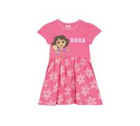 Dora The Explorer Girl's Short Sleeve Dress in Pink | Size: 2-3 Years Dora The Explorer Pink 2-3 Years