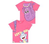 Dora The Explorer Girls Tshirt, Short Sleeve Girls’ T- Shirts, Summer Kids Clothes, Pink 6-7 Years