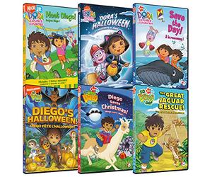 Dora the Explorer: Halloween / Meet Diego / Save the Day & Diego: Halloween / Saves Christmas / The Great Jaguar Rescue (6-Pack)