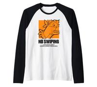 Dora The Explorer No Swiping Under Any Circumstances Raglan Baseball Tee
