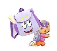 Dora The Explorer Purple Plush Backpack With Map Kids Toy School Christmas Gifts