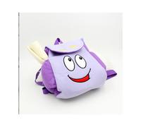 Dora The Explorer Purple Plush Toys School Backpack with Map Kids Gift