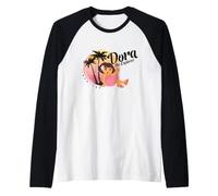 Dora The Explorer Tropical Breezes Raglan Baseball Tee