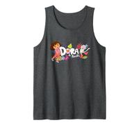 Dora The Explorer with Boots and Butterflies Tank Top