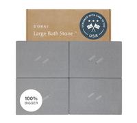 Dorai Home Stone Bath Mat for Bathroom - Large, Quick-Drying, Non-Slip Surface, Customizable Design, 22.3" L x 31.6" W x 0.6" H, Ash
