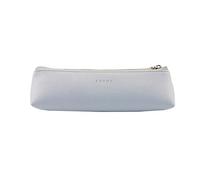 Doraking Pencil Bag Pen Case Cosmetic Makeup Bag Pen Pencil Stationery Pouch Bag Case/PU Leather Small Pencil Pouch Students Stationery Pouch Zipper Bag for Pens, Pencils, Markers (Purple Grey)