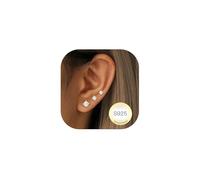DORANA 3 Pairs Gold Stud Earrings for Women Hypoallergenic 14K Gold Studs Earring Dainty Small Cubic Zirconia Dot Tiny Cute Studs Earring Set for Multiple Piercings