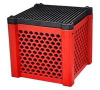 Dorccsi 2Pcs Water Trough Filter, 4in Eco-Friendly Reusable Aquarium Filter Cube Water Trough, Quiet Activated Carbon Livestock Purifier Cubes for Aquariums Ponds Fish Tanks Aquarium