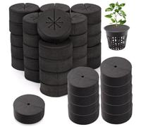 Dorccsi 40PCS Cloning Collars, EVA Hydroponic Sponges Clone Collars, 8 Spokes DIY Foam Cloner Insert Fit 2 Inch Net Pots, Hydroponics, Aeroponics Hydroponics Supplies Aeroponic Cloner