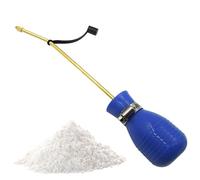 Dorccsi Ant Control Bulb Sprayer Handheld Diatomaceous Earth Powder Duster Ant Killer Spray Wasp Spray with Long Copper Tube for Bugs Wasp Spray Ant Control Ant Killer Duster