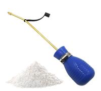Dorccsi Ant Control Bulb Sprayer Handheld Diatomaceous Earth Powder Duster Ant Killer Spray Wasp Spray with Long Copper Tube for Bugs Control Wasp Bulb Sprayer