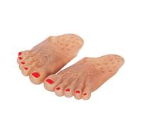 Dorccsi Halloween Monster Feet Big Jumbo Foot Slippers Cosplay Costume Props for Party 1pair Beige Halloween Jumbo Feet Halloween Cosplay Costume Props Halloween Supplies