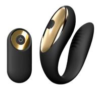Dorcel Perfect Lover - Rechargeable Remote Couple's Vibrator (Black)