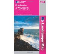 Dorchester and Weymouth, Cerne Abbas and Bere Regis: Sheet 194 (OS Landranger Map)