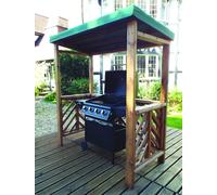 Charles Taylor Dorchester BBQ Shelter with Cover, Green