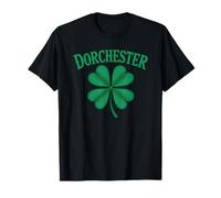 Dorchester Boston Ireland Irish Pride Clover Massachusetts T-Shirt
