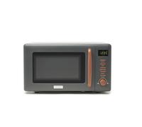 Dorchester Grey Microwave Oven ? 800w, 5 Power Levels, Express, Auto Cook, Defrost Functions - Compact Microwave with 27cm Turntable - Child Safety