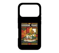 Dordogne France Flag Castles Vintage Travel Graphic Case for iPhone 17 Pro