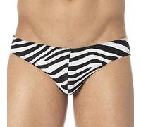 Doreanse Men's 1345 Micro Brief (Zebra/M)