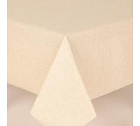 Doreen Preston & Son Catalonia Herringbone Beige Acrylic Tablecloth