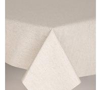 Doreen Preston & Son Catalonia Herringbone Natural Acrylic Tablecloth
