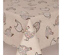 Doreen Preston & Son Navarra Funky Chicken Acrylic Tablecloth 137X137Cm