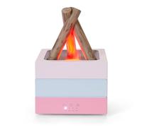 DoReFaSpl Essential Oil Diffuser 280ML,Flame Diffuser,Bonfire Oil Diffuser,Colorful Flame,Wood Cool Mist Humidifier for Home,Room, Bedroom, Office,Gift Auto Shut-Off 8 Colors Light (Colorful)
