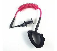 DOREKIN Basic Coiled Cord Body Board Wrist Leash Pink